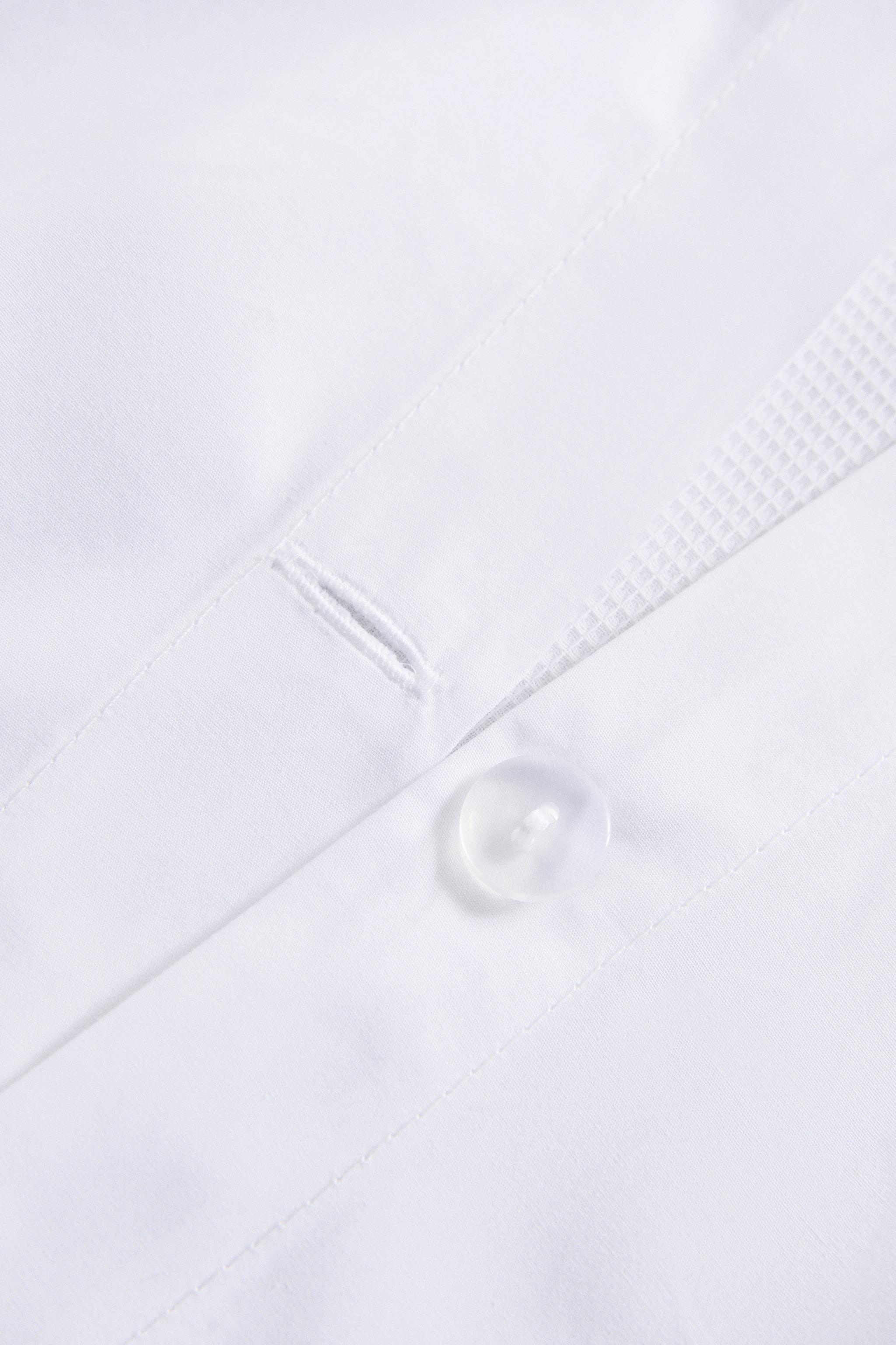 PIQUÉ PIPING DUVET COVER